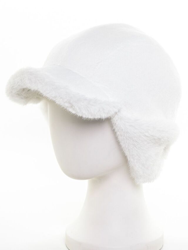 Шапка-ушанка Levelpro Римма белый