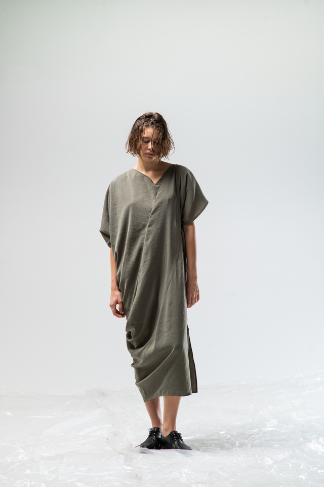 Платье FishFash Silence oliva