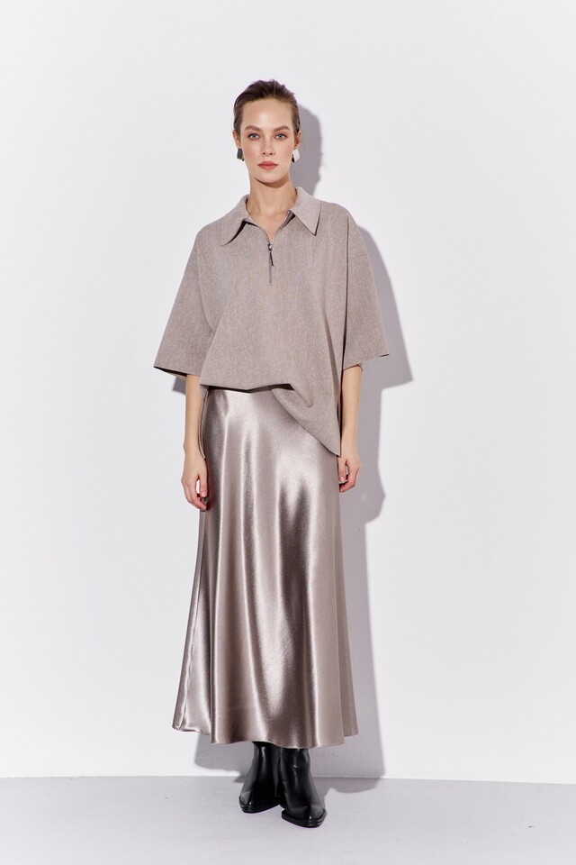 Юбка Alena Goretskaya А2666/8 бежевый